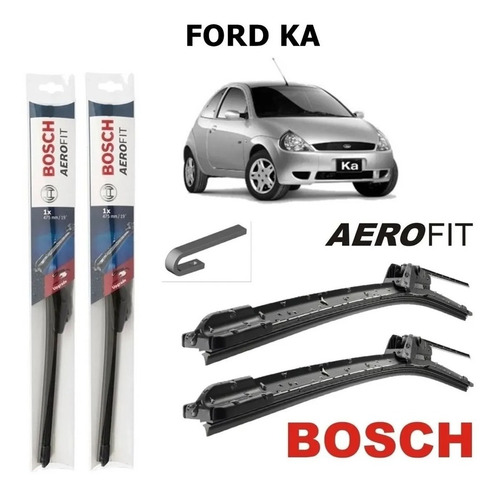 Escobillas Limpiaparabrisas Aerofit Bosch Ford Ka