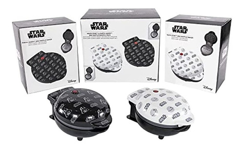 Uncanny Brands Star Wars Mini Waffle Maker Set - Darth Vader