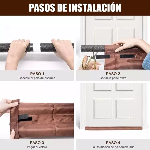 X3 Protector Aislante Frío Y Polvo Para Puertas Ventanas