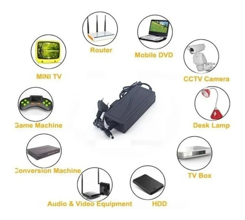 Fuente De Poder 12v 5a 60w Cargador Transformador / 217003