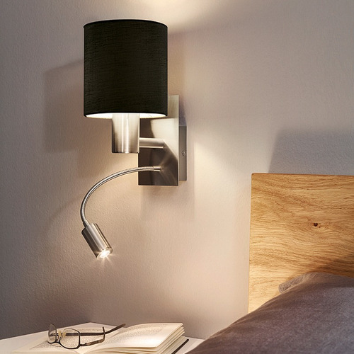 Imagen 2 de 4 de Portátil De Pared 2 Luces, Pasteri - Eglo Eg0013