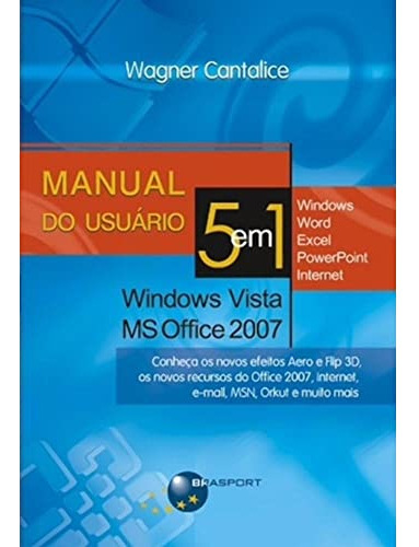 Libro Manual Do Usuario 5 Em 1 Windows Vista E Office 2007 D