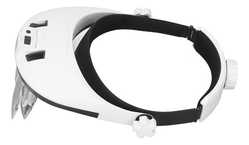 Lupa Con Diadema Y Lupa, Lentes De Aumento Recargables Led