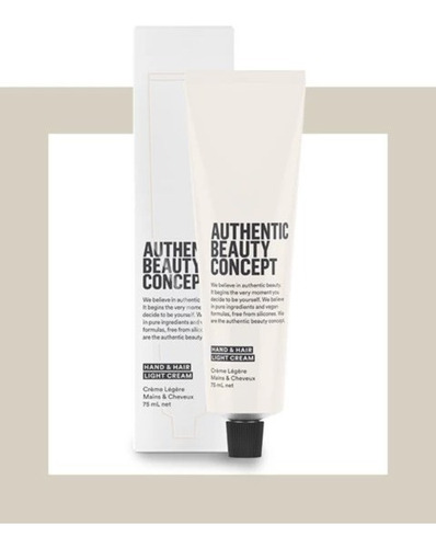 Authentic Beauty Concept Hand & Hair Light Cream X 75ml