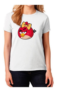 Polera Mujer Algodon Angry Birds3n 