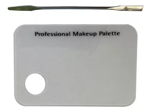 Paleta Mezcladora De Maquillaje Con Espatula Base Corrector