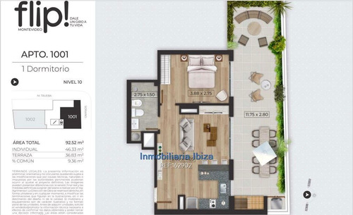 Imagen 13 de 15 de Cordón Sur Proyecto 1 Dormitorio Desde U$d 124.500