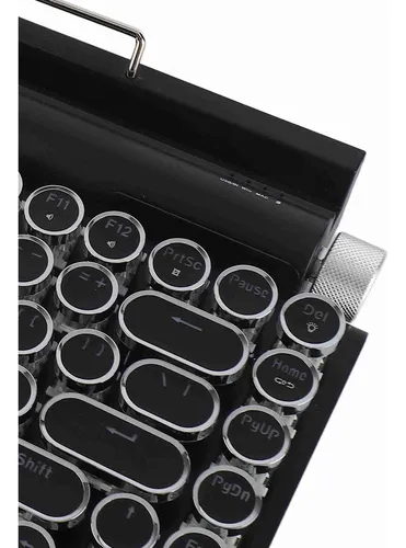 Teclado Mecánico, Máquina De Escribir Retro, 83 Teclas, Alta