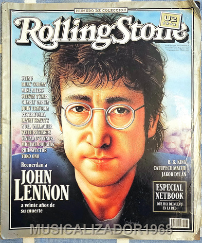 Revista Rolling Stone N# 32 Nov 2000 John Lennon (desgastes)