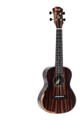 Imagem 2 de 6 de Ukulele Seizi Bora Bora Plus Concert Acústico Bag Ebony