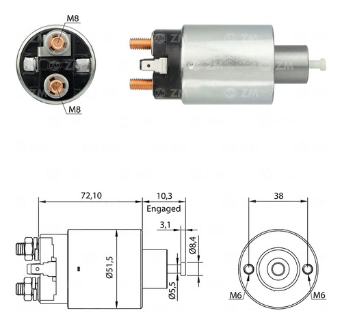 Automatico Arranque  Pride 1.3l, Accent 1.5l 1994