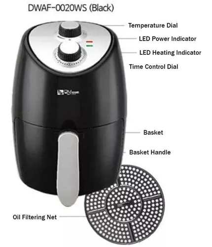 Freidora De Aire Grande Air Fryer Tamañp 5 Litros *soytienda