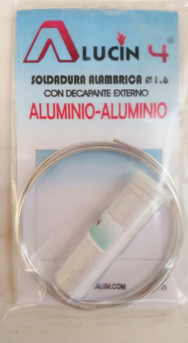 Alucin 4- Soldadura - Aluminio - Aluminio