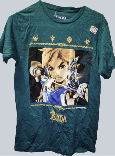 Camiseta The Legend Of Zelda Breath Of The Wild Link Chica 