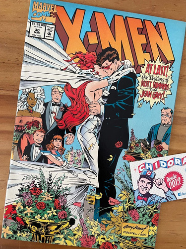 Comic - X-men #30 Wedding Boda Cyclops Jean Grey