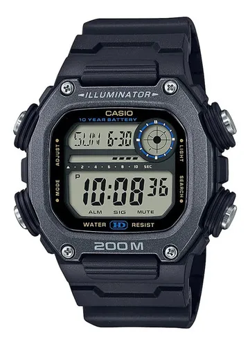 Reloj Casio Hombre DW-291H-9AVEF Digital Negro — Joyeriacanovas