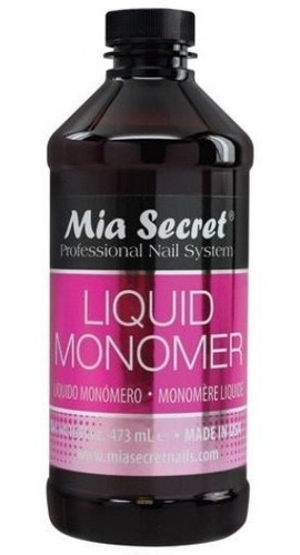 Líquido Acrílico/monómero Mia Secret Profesional 473 Ml