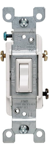 Interruptor 3 Way Silencioso 15a / 120v Residencial Leviton