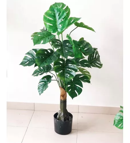 Planta Artificial Neytron Con Maceta Monstera Tree 75 Cm