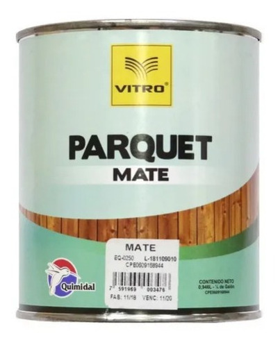 Parquet Acabado Mate Vitro 1/4