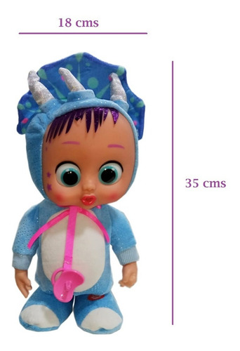 Imagen 3 de 6 de Muñeca Bebe Llorona Camina Y Hace Pataleta Sonidos Reales