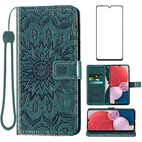 Funda Para Samsung Galaxy A32 5g Verde Obscuro 6.5 Pulgada P