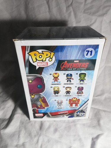 Figura Funko Pop Vision Avengers Age Of Ultron 71