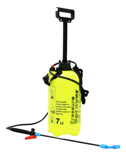 Pulverizador 7l Costal Manual Agrícola E Compressão Prévia