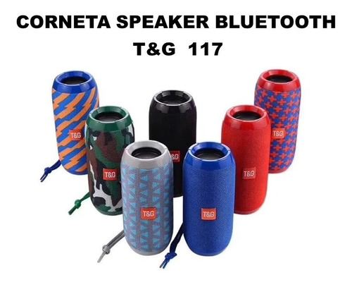 Corneta Speaker Bluetooth Modelo T&g 117