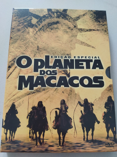Dvd Duplo O Planeta Dos Macacos - Charlton Heston