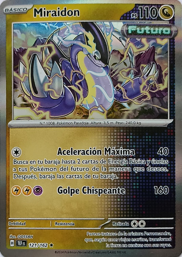 Pokemon Tcg Miraidon 121/162 (español) Rara