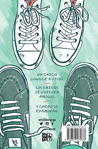 Heartstopper: Un chico conoce a otro, de Alice Oseman. Serie Heartstopper Editorial Vrya, tapa blanda en español, 2018