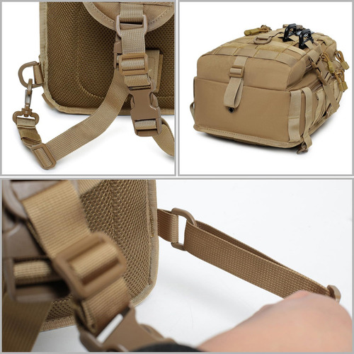 Mochila Táctica Bandolera Militar Tipo Rover Edc Molle Bag