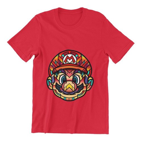 Polera Unisex Mario Bros Arte Videojuegos Algodon Estampado