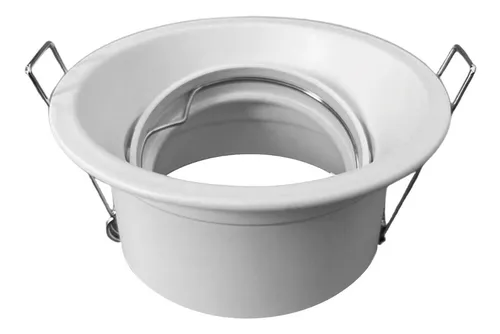 Pack 10 Focos Led Embutido Retraído Porta Gu-10 Pessaro Mr16