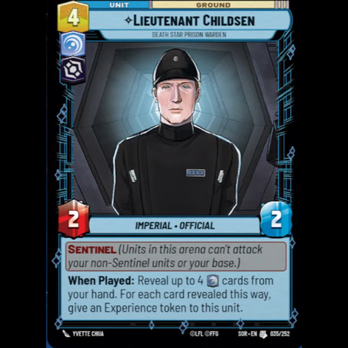 Star Wars: Sor - 035/268 - Lieutenant Childsen [foil]