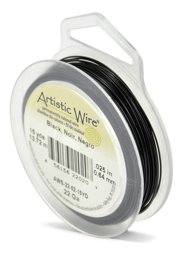 Alambre Artístic Wire Negro/gris/morado 13 Mtx64mm Bisutería
