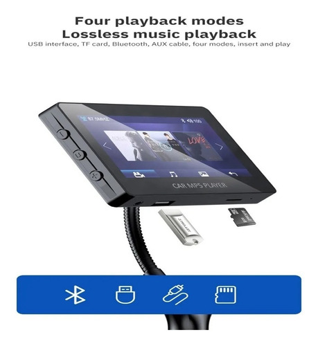 Imagen 3 de 10 de Mirrorlink Autoestereo, Reproductor Mp5 Bluetooth Fm, Usb/tf