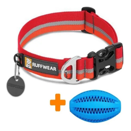 Collar Ruffwear Crag Reflectivo Colores + Pelota