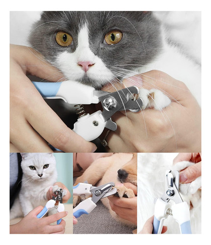 Kit Cuidado Para Mascota Corta Uñas Lima De Acero Inoxidable