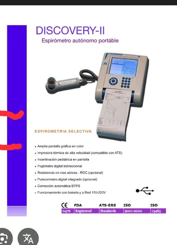 Espirómetro Discovery 2