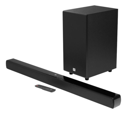 Jbl Sound Bar 2.1 Wireless Sub Virtual Atmos Color Negro
