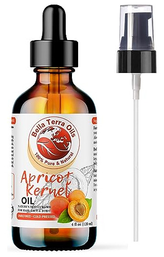 Bella Terra Oils Aceite De Almendra De Albaricoque. 4oz. 100