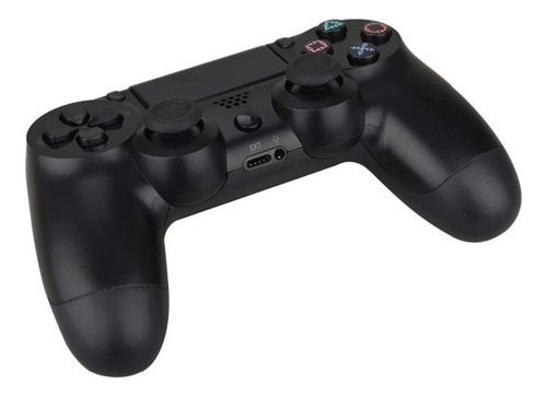 Control Gamepad Inalámbrico Njoytech Para Ps4 Y Pc Negro