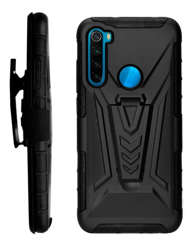 Imagen 7 de 8 de Funda Moss Uso Rudo 3 En 1 Para Xiaomi Redmi Note 8