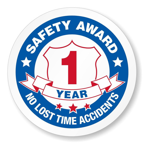 Smartsign1 Year Safety Award - No Lost Time Accidents Paquet