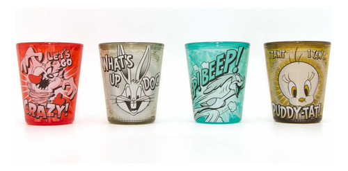 Silver Buffalo Lt12348y Looney Tunes Vasos De Gel Congela