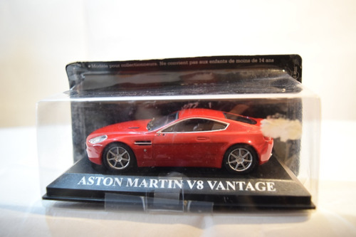 Aston Martin V8 Vantage Rojo Ixo 1/43 C/caja