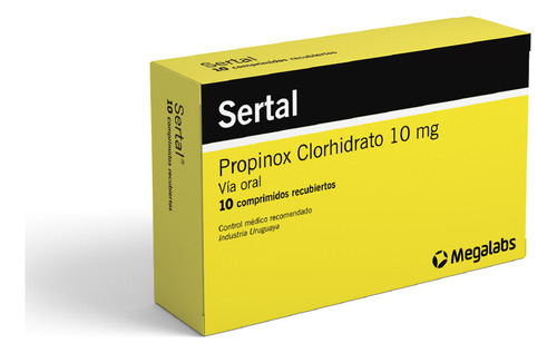 Sertal® X 10 Comprimidos Recubiertos | Antiespasmódico