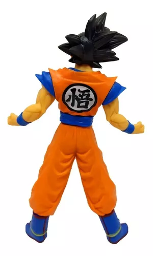 Boneco Dragon Ball Z Goku Super Sayajin Cabelo Azul Colecionável